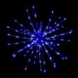 Celebrations Platinum LED Blue Radiant Blast 24 in. Hanging Decor Supply