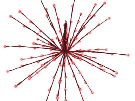 Celebrations Platinum LED Red Radiant Blast 24 in. Hanging Decor Sale