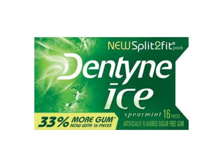 Dentyne Ice Sugar Free Spearmint Chewing Gum 16 pk Fashion