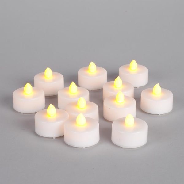 Matchless Darice Ivory No Scent Scent Tealight Flameless Flickering Candle For Sale