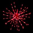 Celebrations Platinum LED Red Radiant Blast 24 in. Hanging Decor Sale