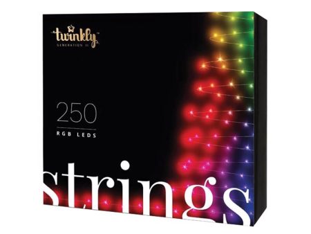 Twinkly LED Micro 5mm Multicolored 250 ct String Christmas Lights 65.5 ft. Online