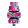 Pink Neon Hibiscus Flowers Smok TFV8 Big Baby V2 Tank Skin Supply