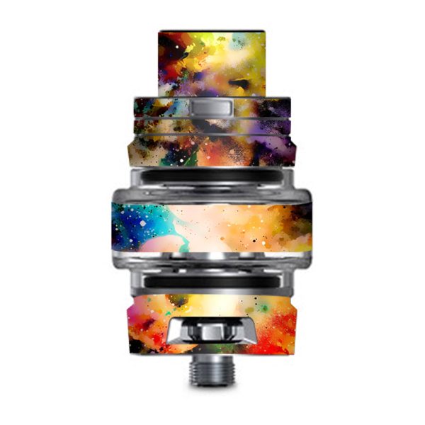 Paint Galaxy Abstract Multi Color Smok TFV8 Big Baby V2 Tank Skin Sale