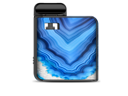 Crystal Blue Ice Marble Smok Mico Kit Skin For Cheap