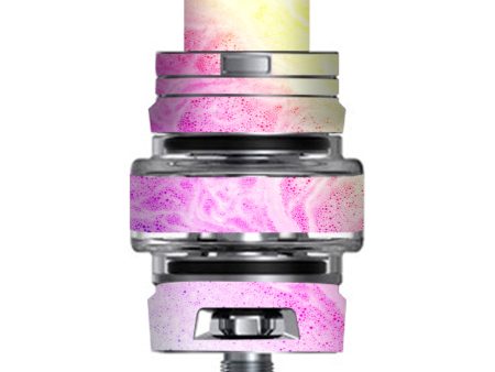 Pink Yellow Purple Cosmic Nebula Smok TFV8 Big Baby V2 Tank Skin Online Hot Sale