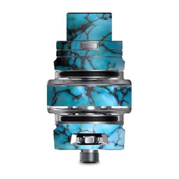 Blue Turquoise Stone Gem Rock Smok TFV8 Big Baby V2 Tank Skin Hot on Sale