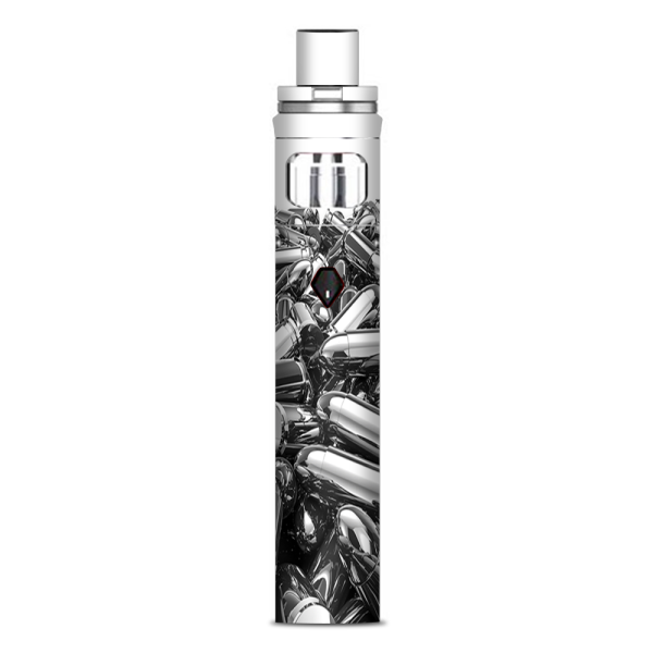 Silver Bullets Polished Black White Smok Nord AIO Stick Skin Cheap