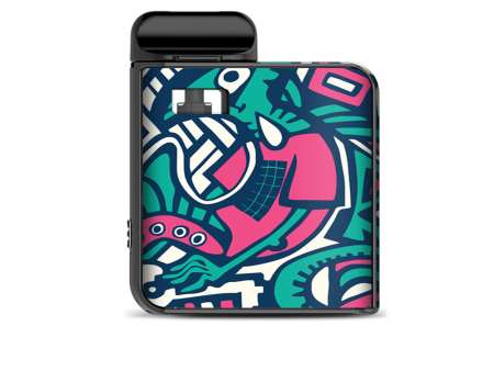 Green Gecko Abstract Pop Art Smok Mico Kit Skin Online Sale