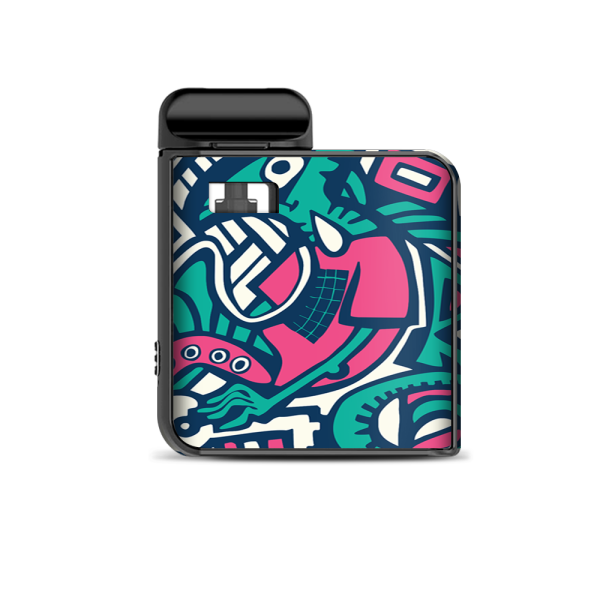 Green Gecko Abstract Pop Art Smok Mico Kit Skin Online Sale