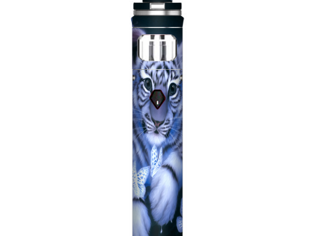 Cute White Tiger Cub Butterflies Smok Nord AIO Stick Skin For Sale