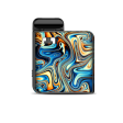 Blue Orange Psychadelic Oil Slick Smok Mico Kit Skin Sale