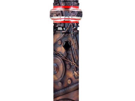 Steampunk Metal Panel Vault Fan Gear Smok stick V9 Max Skin Online Hot Sale