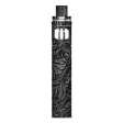 Black Flowers Floral Pattern Smok Nord AIO Stick Skin Online Sale