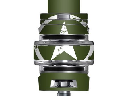 Green Army Star Military Smok TFV8 Big Baby V2 Tank Skin Sale