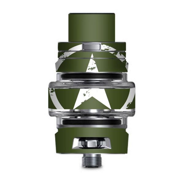 Green Army Star Military Smok TFV8 Big Baby V2 Tank Skin Sale