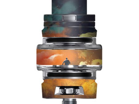 Orange Red Blue Galaxy Boat Smok TFV8 Big Baby V2 Tank Skin Online Hot Sale