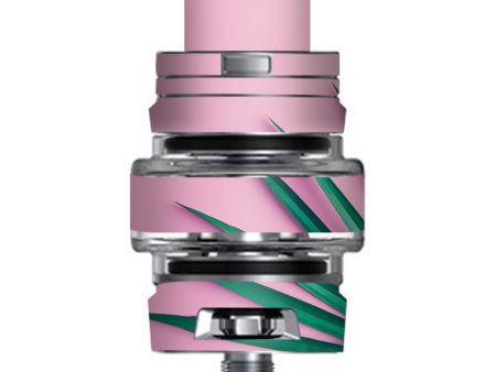 Pink Green Palm Frawns Smok TFV8 Big Baby V2 Tank Skin Supply