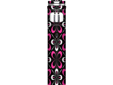 Abstract Pink Black Pattern Smok Nord AIO Stick Skin For Cheap