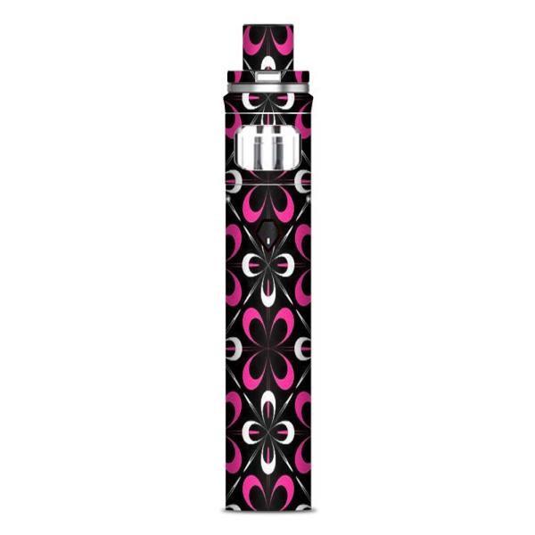 Abstract Pink Black Pattern Smok Nord AIO Stick Skin For Cheap