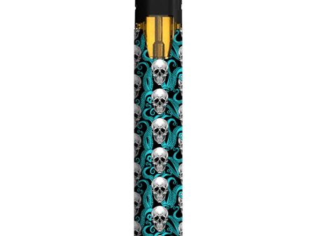 Skull Octopus Teal Black Stiiizy starter stick Skin Hot on Sale