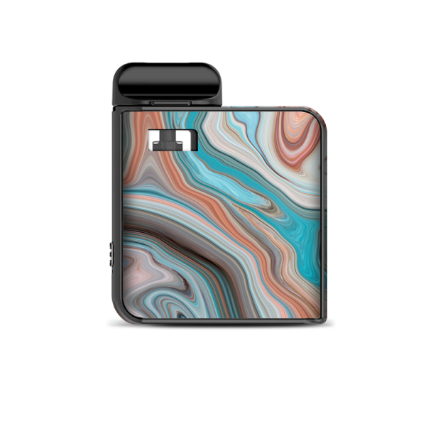 Teal Blue Brown Geode Stone Marble Smok Mico Kit Skin Online Sale