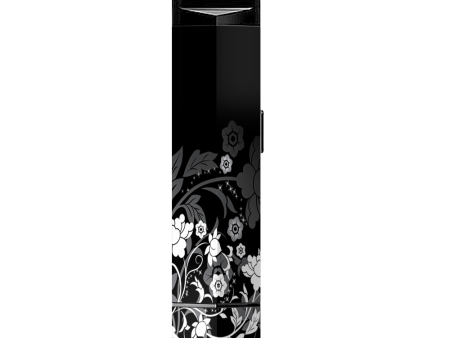 Black Floral Pattern Suorin Edge Pod System Skin Online Sale