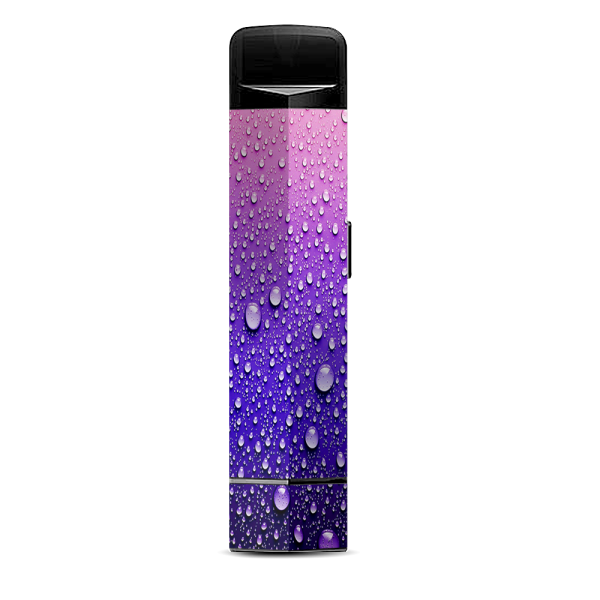 Waterdrops On Purple Suorin Edge Pod System Skin For Sale