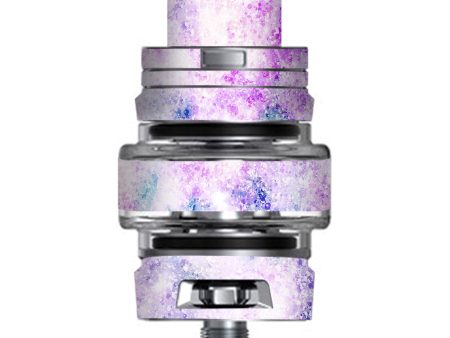 Pastel Crystals Pink Purple Pattern Smok TFV8 Big Baby V2 Tank Skin Online now