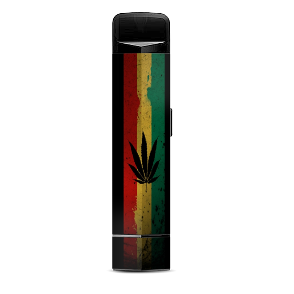 Rasta Weed Pot Leaf Red Gold Green Suorin Edge Pod System Skin Supply