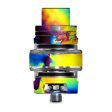 Bright Colorful Abstract Swirl Smok TFV8 Big Baby V2 Tank Skin Discount