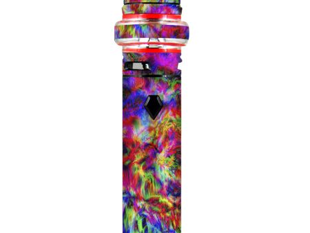 Tye Dye Fibers Felt Tie Die Colorful Smok stick V9 Max Skin Online now