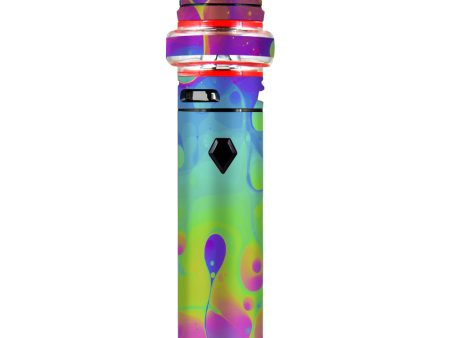 Trippy Tie Die Colors Dripping Lava Smok stick V9 Max Skin Online now