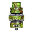 Green Glass Trippy Psychedelic Smok TFV8 Big Baby V2 Tank Skin Online Hot Sale