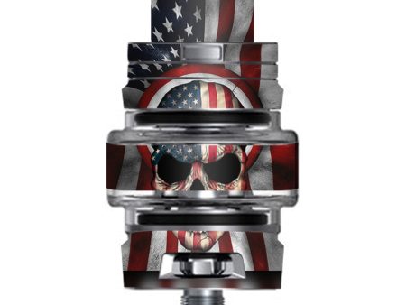 America Skull Military Usa Murica Smok TFV8 Big Baby V2 Tank Skin Online