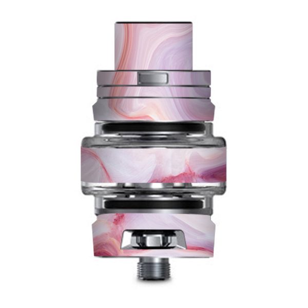 Pink Stone Marble Geode Smok TFV8 Big Baby V2 Tank Skin For Sale