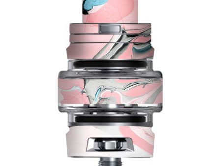 Pastel Marble Pink Blue Swirl Smok TFV8 Big Baby V2 Tank Skin Online Sale