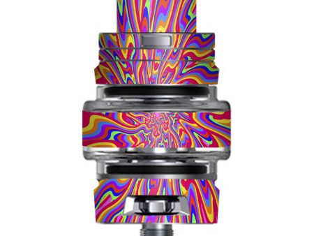 Optical Illusion Colorful Holographic Smok TFV8 Big Baby V2 Tank Skin Hot on Sale