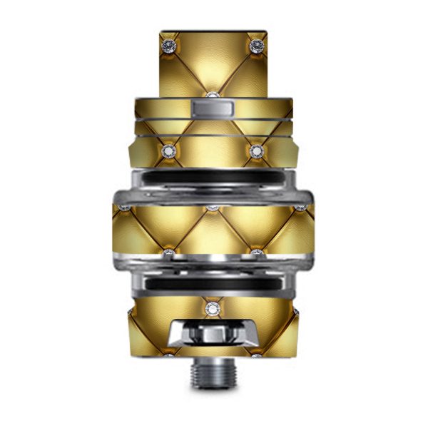 Gold Diamond Chesterfield Smok TFV8 Big Baby V2 Tank Skin For Sale