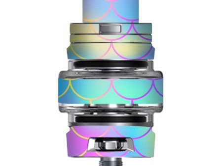 Pastel Colorful Mermaid Scales Smok TFV8 Big Baby V2 Tank Skin Sale