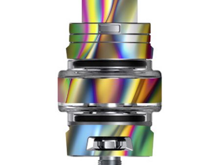 Oil Slick Rainbow Opalescent Design Awesome Smok TFV8 Big Baby V2 Tank Skin Online Sale