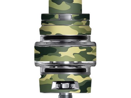 Green Camo Original Camouflage  Smok TFV8 Big Baby V2 Tank Skin on Sale