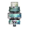 Marble Pattern Blue Ocean Green Smok TFV8 Big Baby V2 Tank Skin For Sale