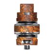 Orange Burnt Burl Wood Aged Smok TFV8 Big Baby V2 Tank Skin For Cheap