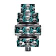 Skull Octopus Teal Black Smok TFV8 Big Baby V2 Tank Skin Online now