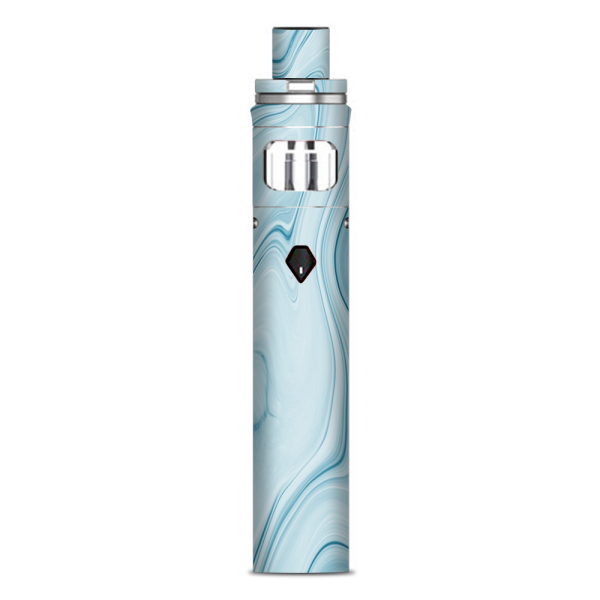 Baby Blue Ice Swirl Marble Smok Nord AIO Stick Skin Online Sale