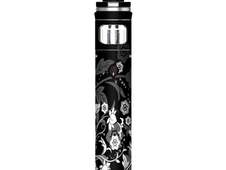 Black Floral Pattern Smok Nord AIO Stick Skin Supply