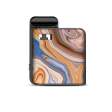 Brown Blue Marble Glass Smok Mico Kit Skin For Sale