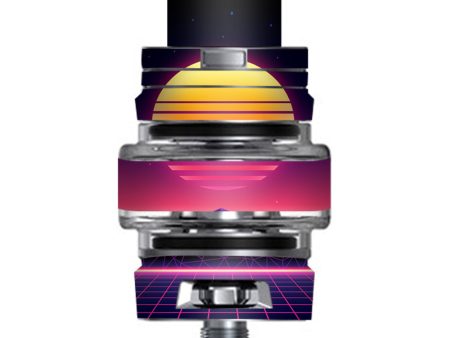 80S Techno Sunset Smok TFV8 Big Baby V2 Tank Skin on Sale