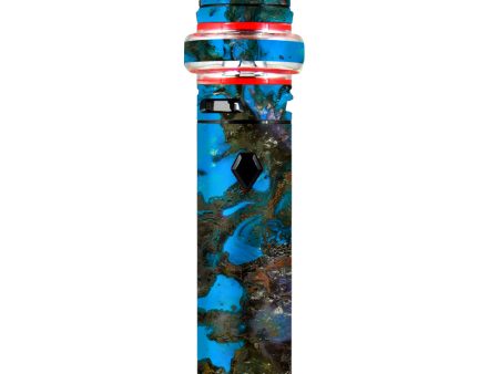 Stab Wood Oil Paint Blue Green Orange Smok stick V9 Max Skin Online